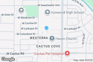 Map image of the property - 12526 N 60th Ave