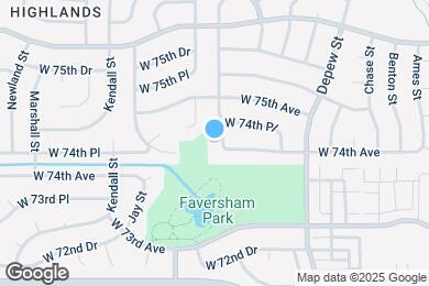 Map image of the property - 7421 Harlan Way