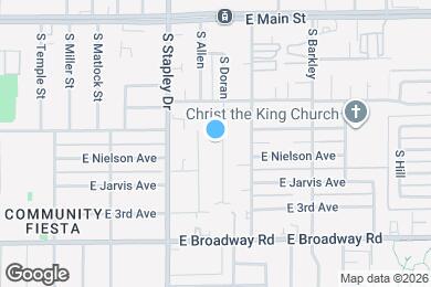 Map image of the property - 208 S Doran