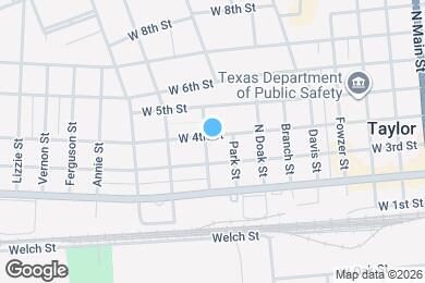 Map image of the property - 322 Shaw St