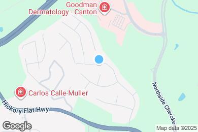 Map image of the property - 3721 Cherokee Overlook Dr