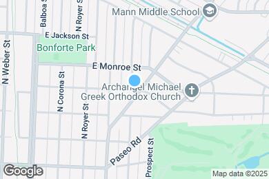 Map image of the property - 722 W Madison St
