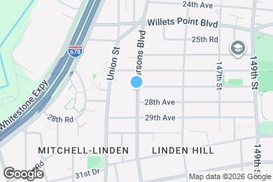 Map image of the property - 2710 Parsons Blvd