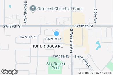 Map image of the property - 923 SW 91st St