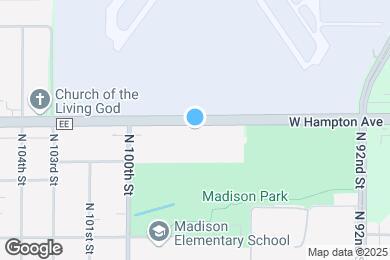 Map image of the property - 9729-9739 W Hampton Ave