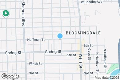 Map image of the property - 603 Huffman St