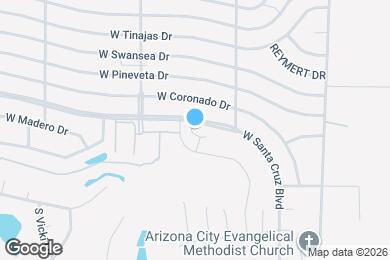 Map image of the property - 8585 W Santa Cruz Blvd