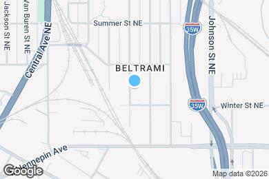 Map image of the property - 423 Fillmore St NE