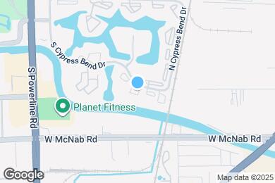 Map image of the property - 2208 S Cypress Bend Dr