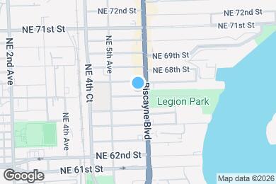 Map image of the property - 585 NE 66th St