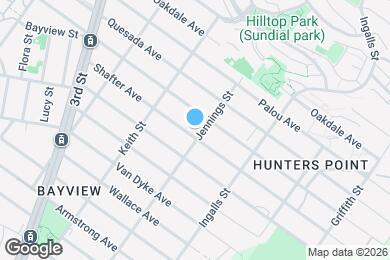 Map image of the property - 1408 Shafter Ave