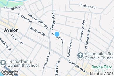 Map image of the property - 93 N Starr Ave