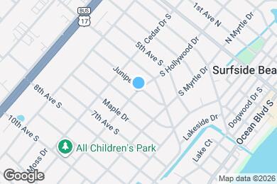 Map image of the property - 425 S Hollywood Dr