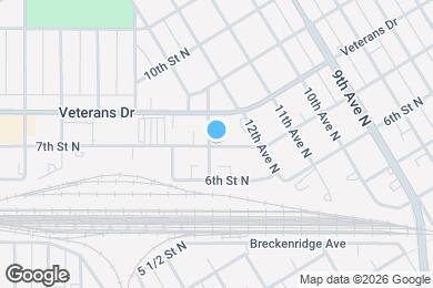 Map image of the property - 1425 7th St N
