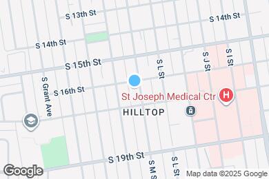 Map image of the property - 1608 S M St