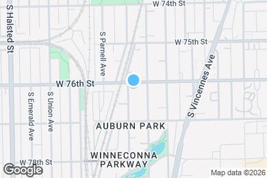 Map image of the property - 7607-7609 S Normal Ave