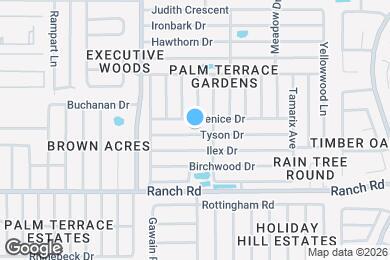 Map image of the property - 7615 Tyson Dr
