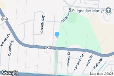 Map image of the property - 6105 Oakdale Ln