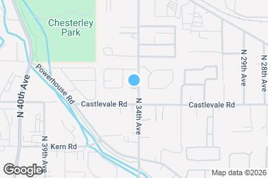 Map image of the property - 906 N 34th Ave