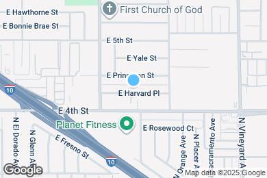 Map image of the property - 1681 E Harvard Pl
