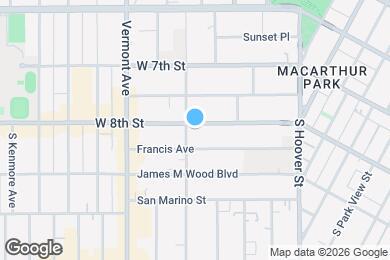 Map image of the property - 2874 W 8th St