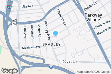 Map image of the property - 614 Merwin Ave