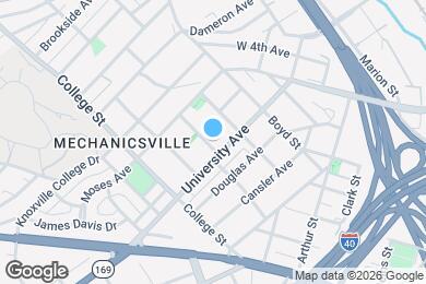 Map image of the property - 1615 Dora St