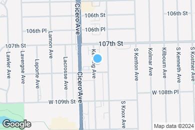 Map image of the property - 10737 S. Keating