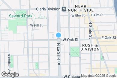 Map image of the property - 1000 N La Salle Dr