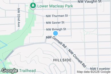 Map image of the property - 2831 NW Cornell Rd