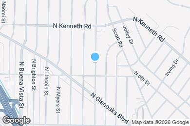 Map image of the property - 2425 N Parish Pl