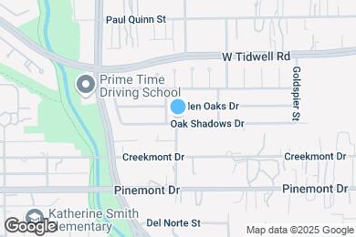 Map image of the property - 4442 Oak Shadows Dr