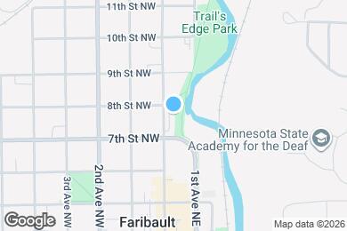 Map image of the property - Trails Edge Apartments