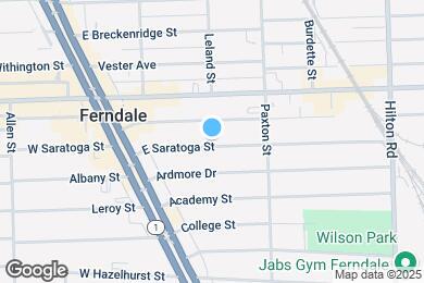 Map image of the property - 347 E Saratoga St