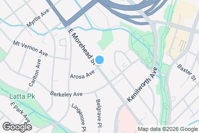 Map image of the property - 1101 E Morehead St