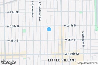 Map image of the property - 2427 S Spaulding Ave