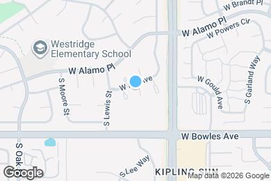 Map image of the property - 10222 W Ida Ave