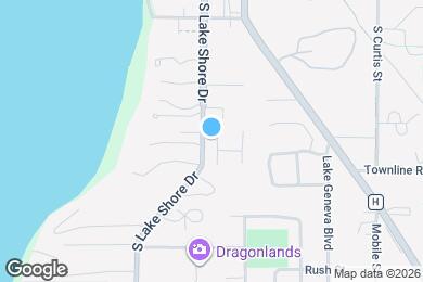 Map image of the property - 703 S Lake Shore Dr