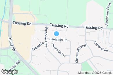 Map image of the property - 6560 Benjamin Dr