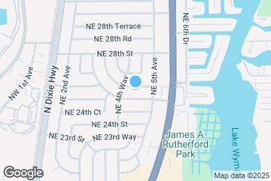 Map image of the property - 440 NE 26th Ter