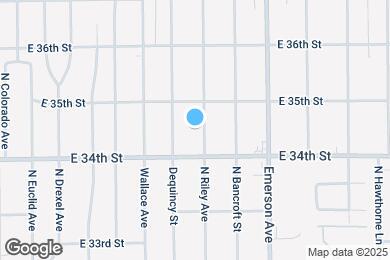 Map image of the property - 3428 N Riley Ave