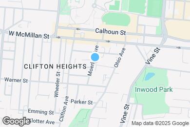 Map image of the property - 2408 Moerlein Ave