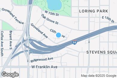 Map image of the property - 301 Clifton Ave