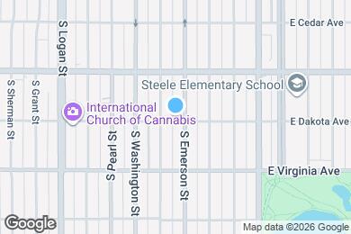 Map image of the property - 825 E Dakota Ave