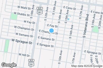 Map image of the property - 300 E Champion St