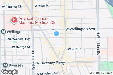 Map image of the property - 646 W Oakdale Ave