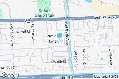 Map image of the property - 9741 SW 3rd St