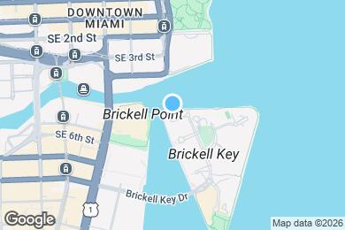 Map image of the property - 901 Brickell Key Blvd