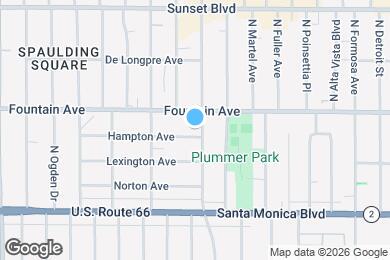 Map image of the property - 7505 Hampton Ave