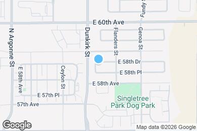 Map image of the property - 19398 E 58th Dr